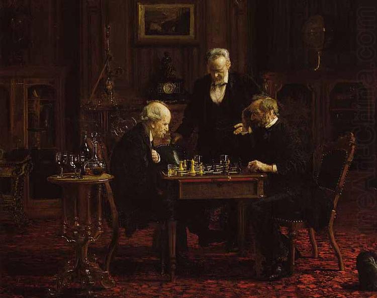 Thomas Eakins The Chess Players china oil painting image